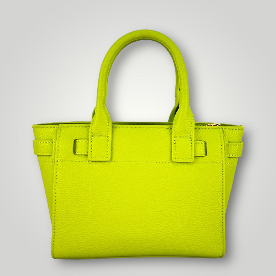 SHEDIR - BORSA A MANO IN SKAI - LIME